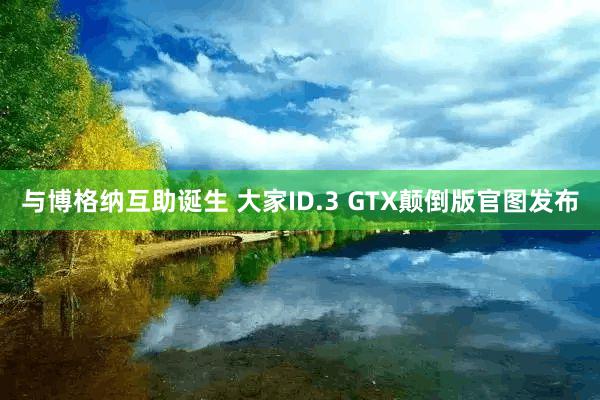 与博格纳互助诞生 大家ID.3 GTX颠倒版官图发布