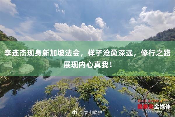 李连杰现身新加坡法会，样子沧桑深远，修行之路展现内心真我！